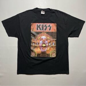Kiss 1998 Hanes Black Graphic Tee XLarge band tshirt